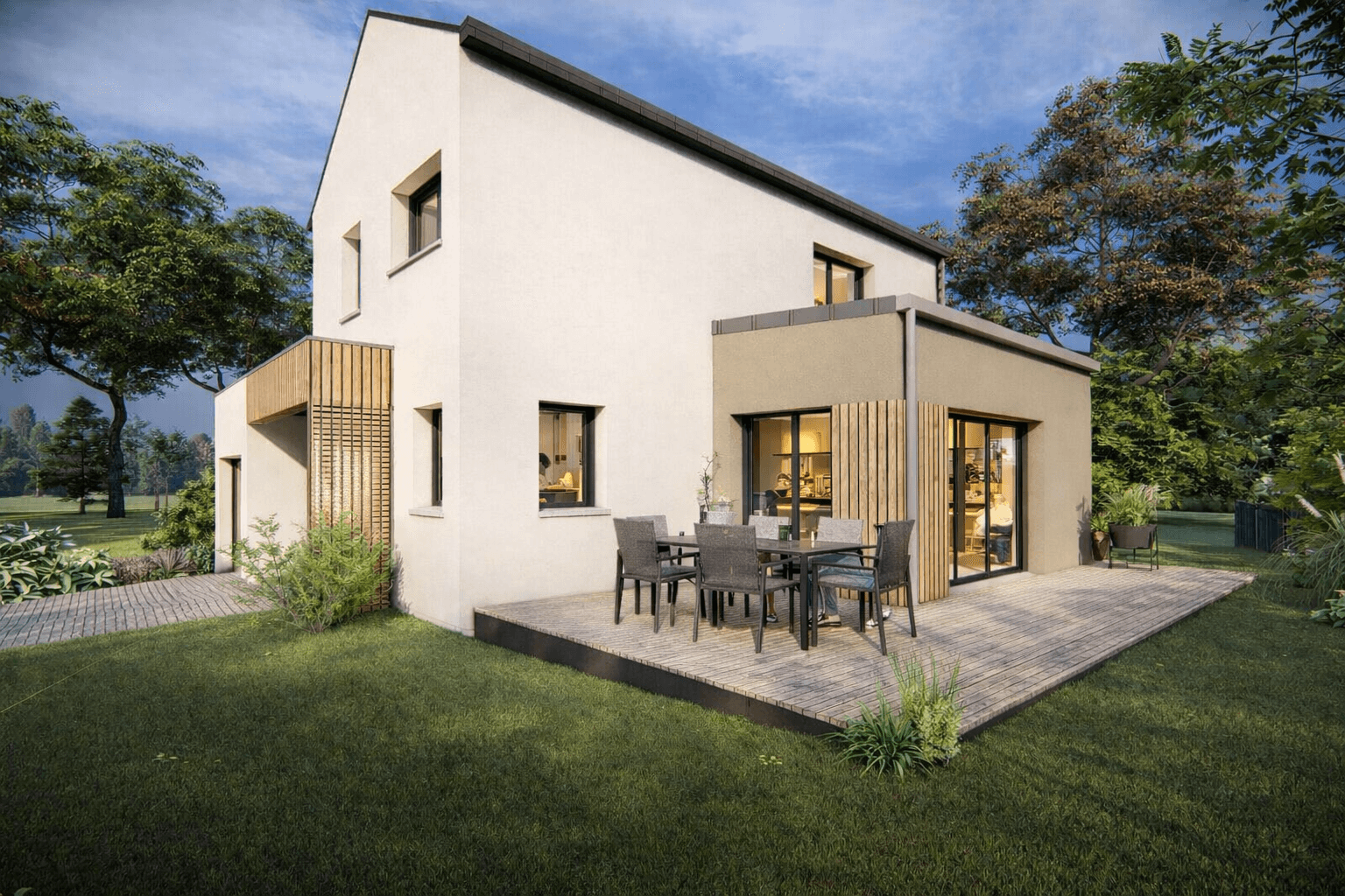 Maison+Terrain à Bourgbarré Exclusivité :  - Photo 1