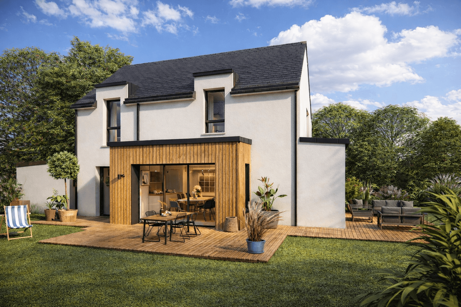 Maison+Terrain à Domloup Exclusivité :  - Photo 1