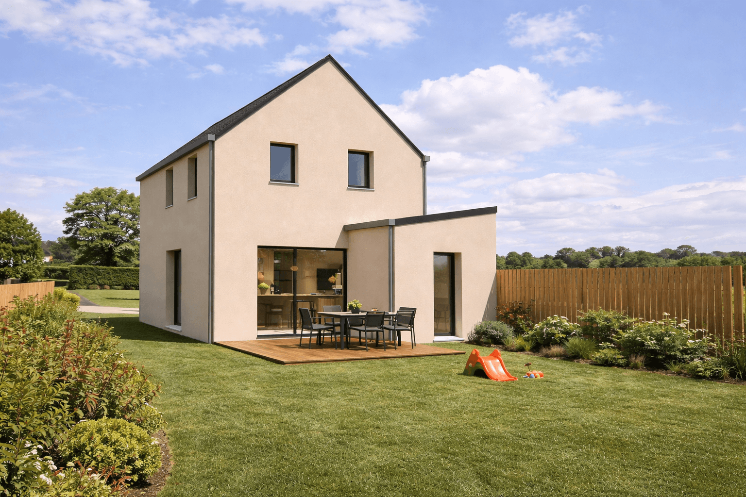 Maison+Terrain à Noyal-Châtillon-sur-Seiche - Photo 1