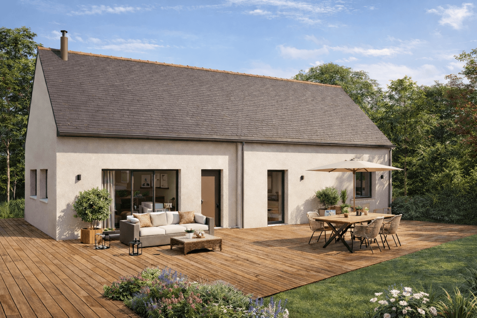 Maison+Terrain à La Gouesnière - Photo 1