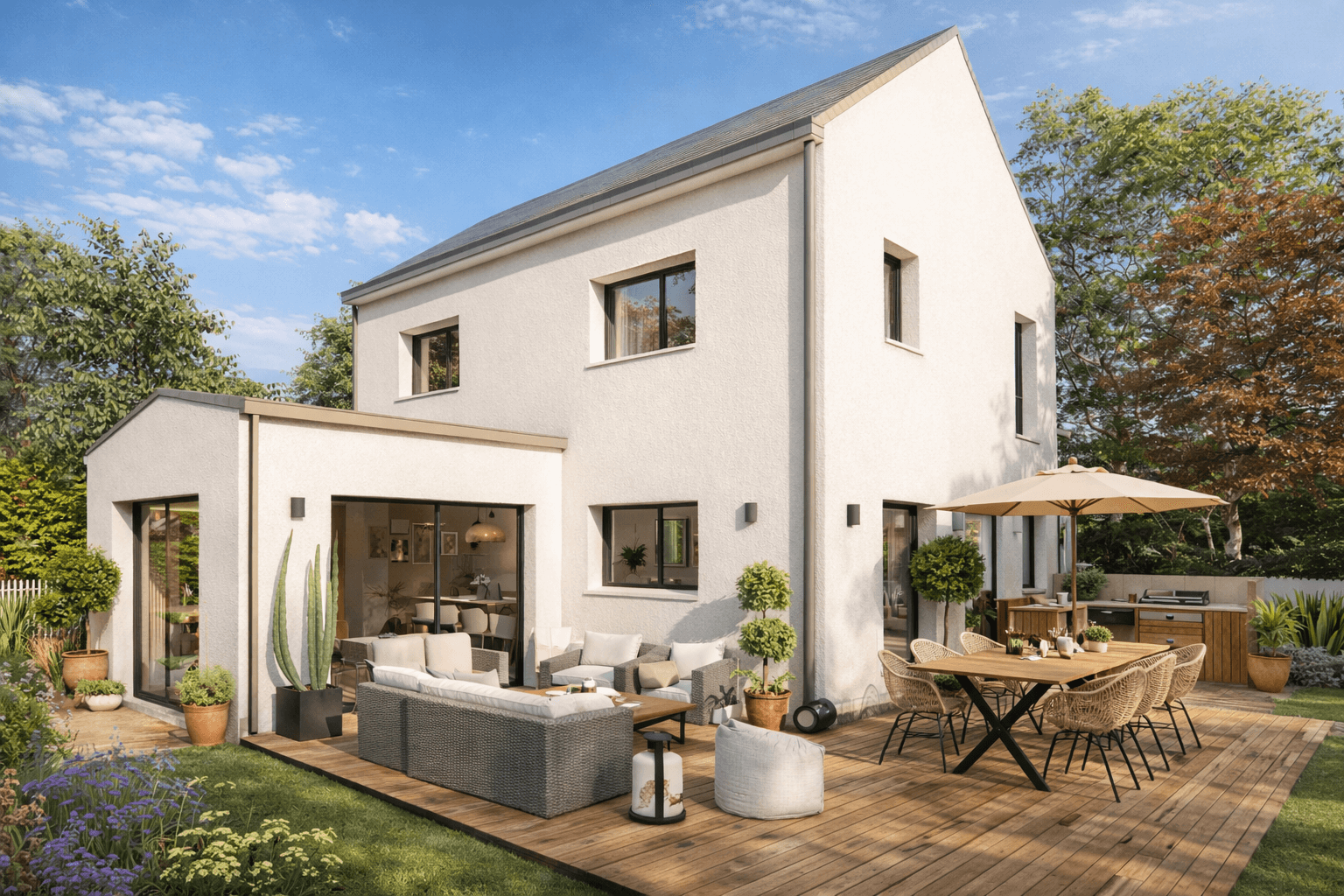 Maison+Terrain à Saint-Guinoux - Photo 1