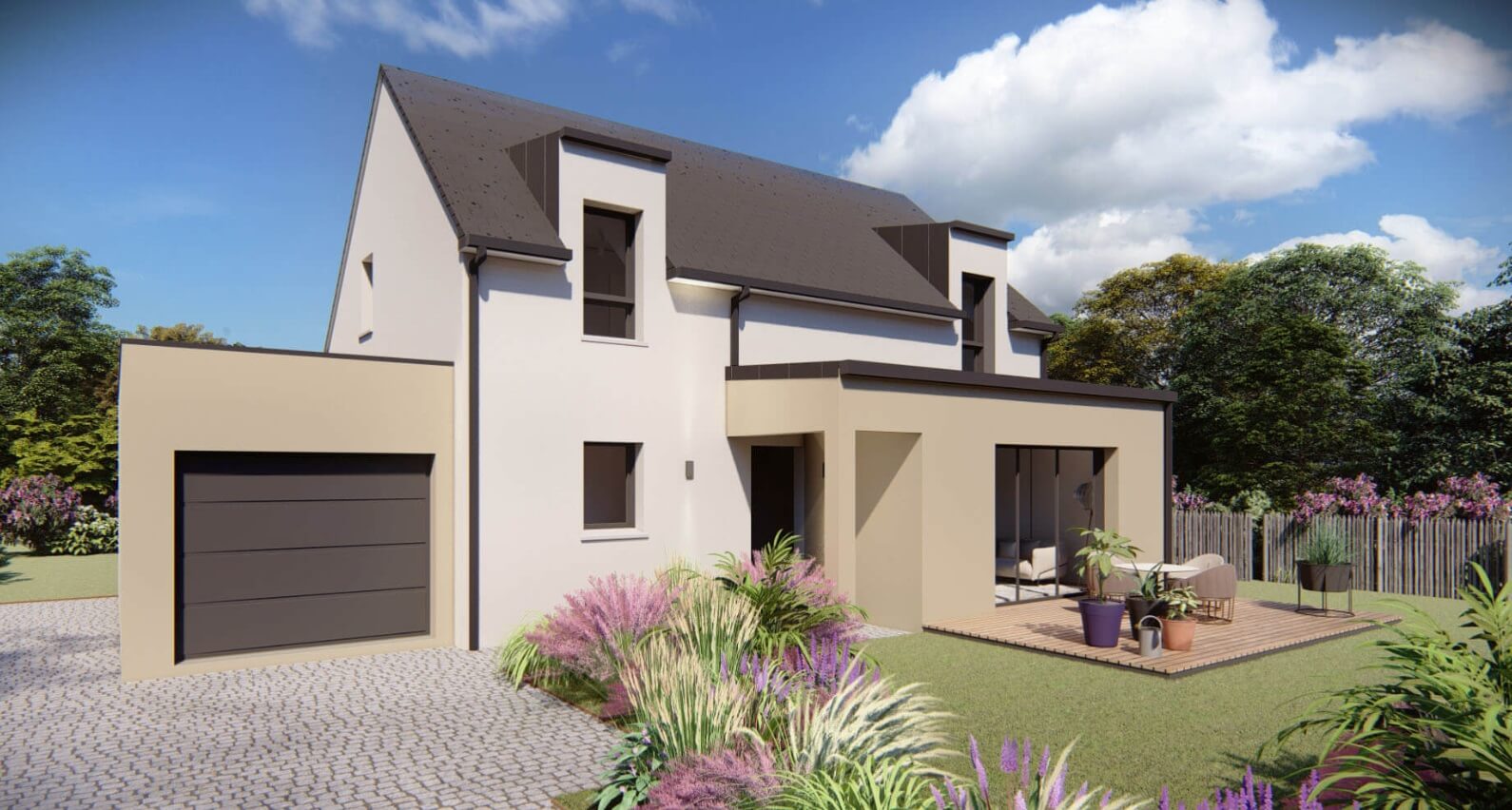 Maison+Terrain à Saint-Coulomb - Photo 1