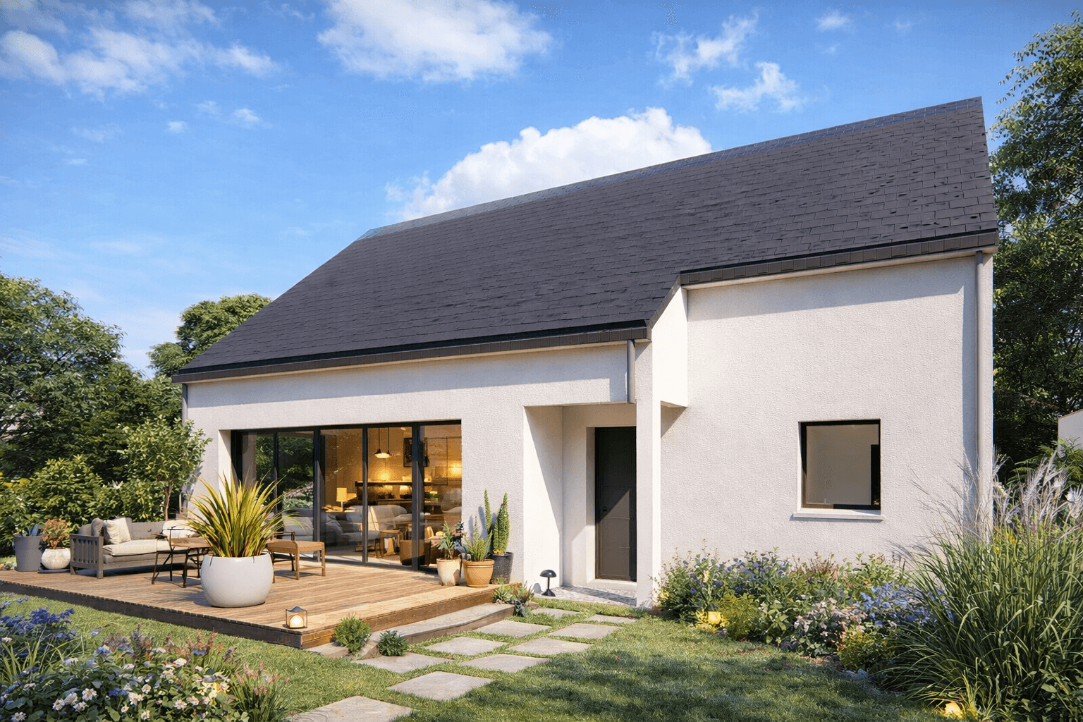 Maison+Terrain à Baguer-Pican - Photo 1