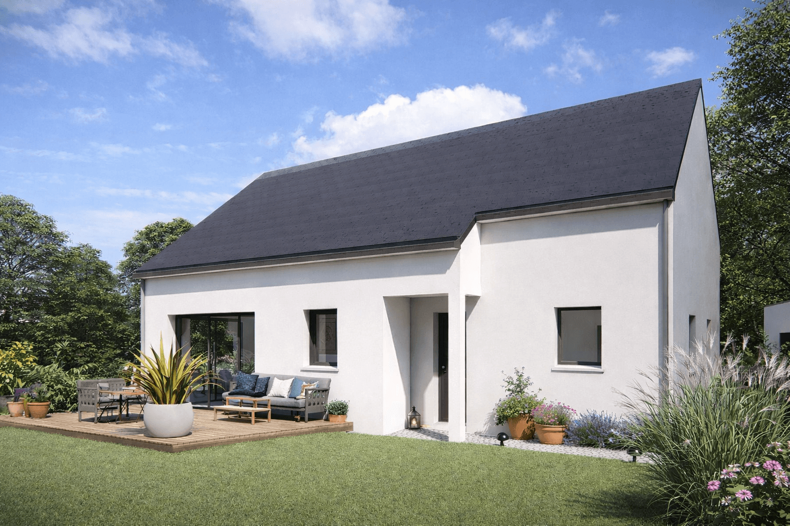 Maison+Terrain à Baguer-Morvan - Photo 1