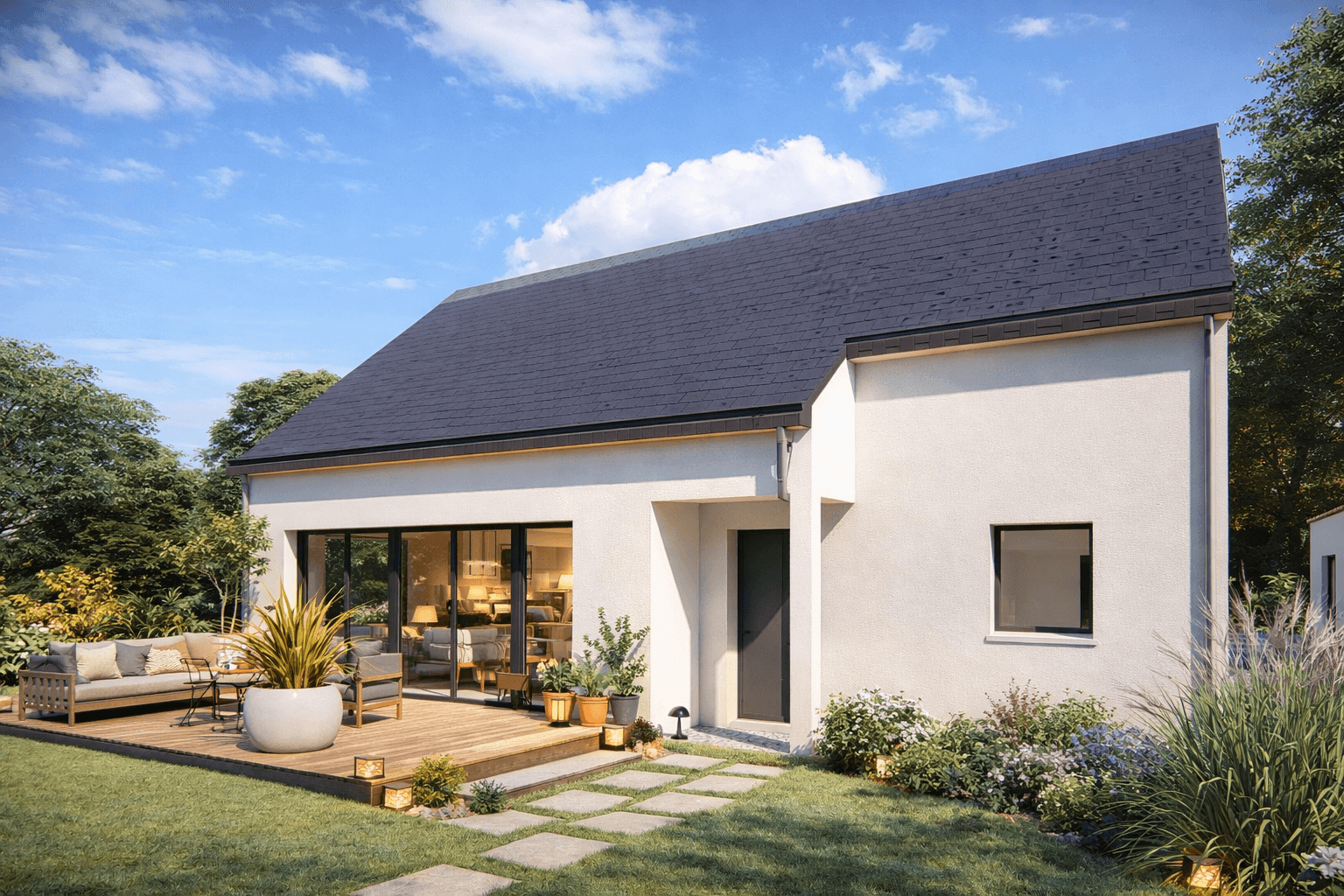 Maison+Terrain à Le Vivier-sur-Mer - Photo 1