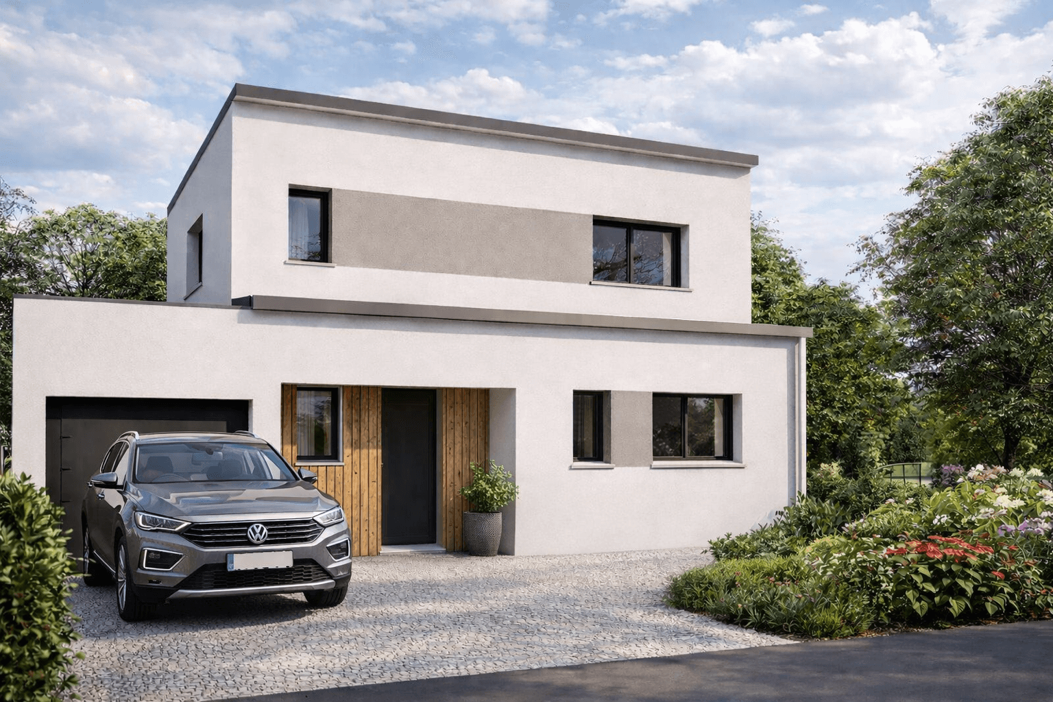 Maison+Terrain à Saint-Aubin-du-Cormier - Photo 1