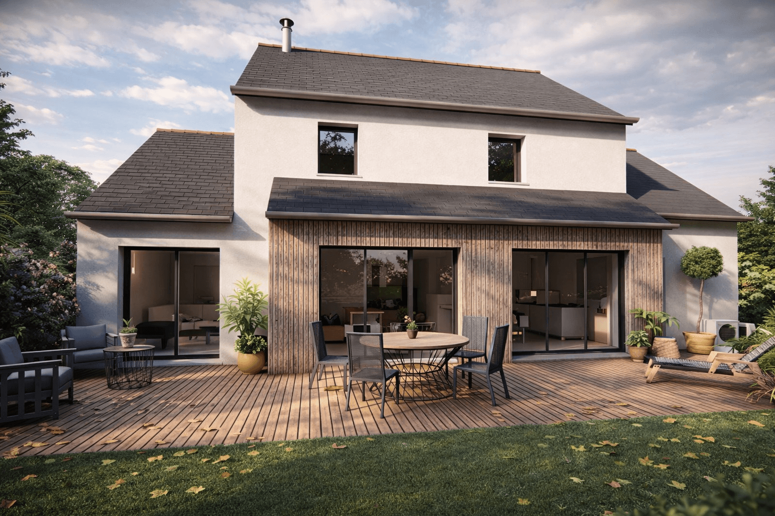 Maison+Terrain à Montauban-de-Bretagne - Photo 1