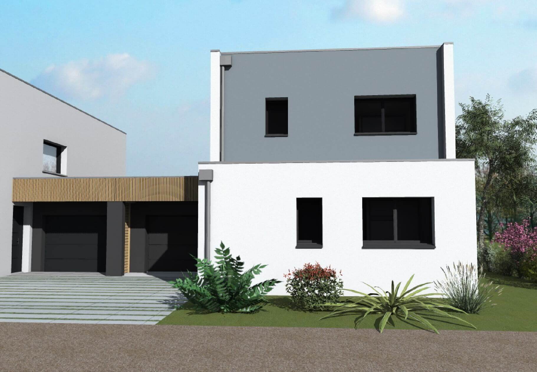 Maison+Terrain à Saint-Aubin-des-Landes - Photo 1