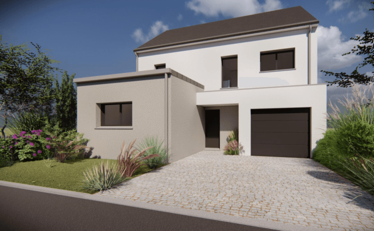 Maison+Terrain à Saint-Aubin-d'Aubigné - Photo 1