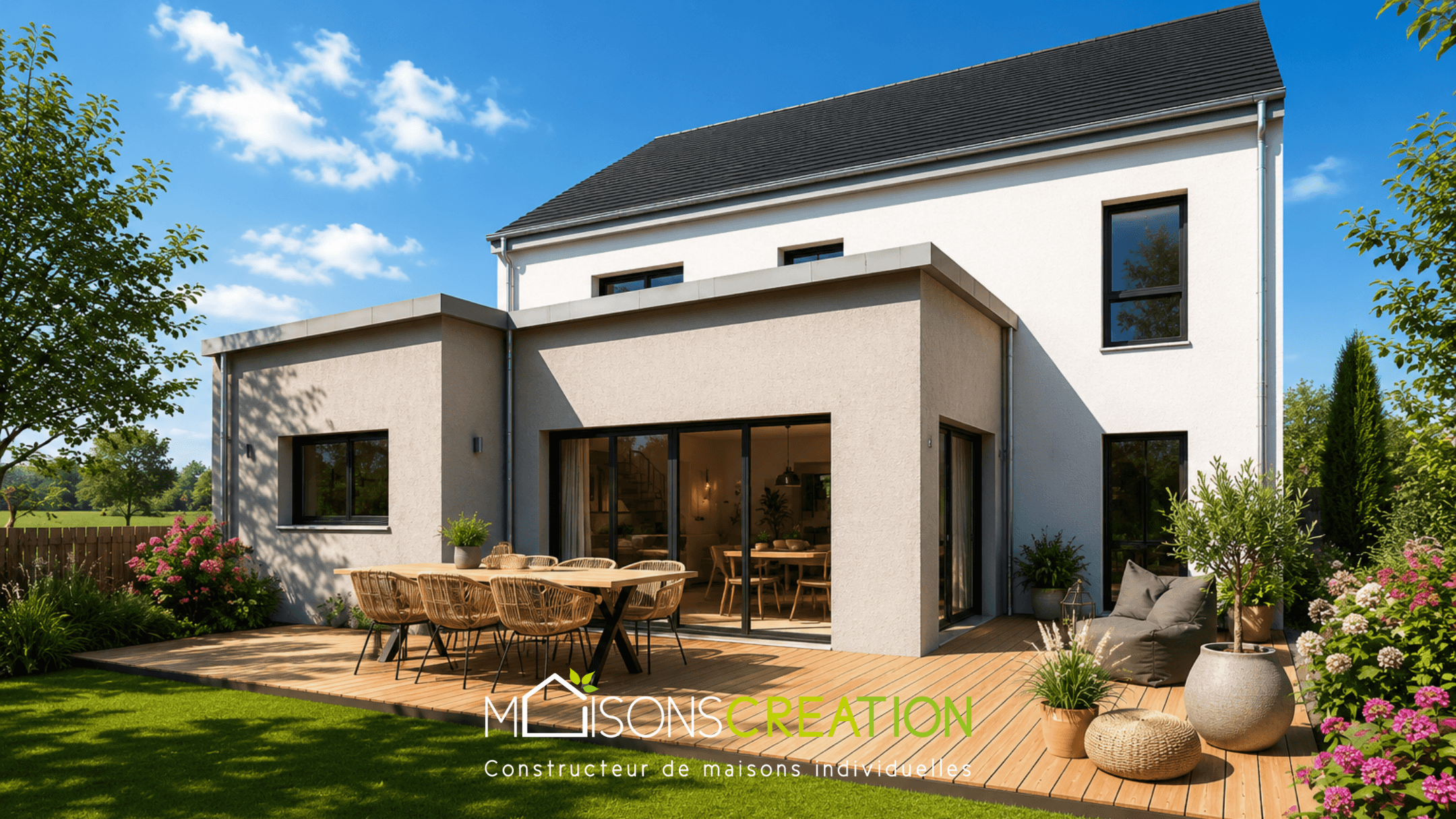 Maison+Terrain à Saint-Aubin-d'Aubigné - Photo 1