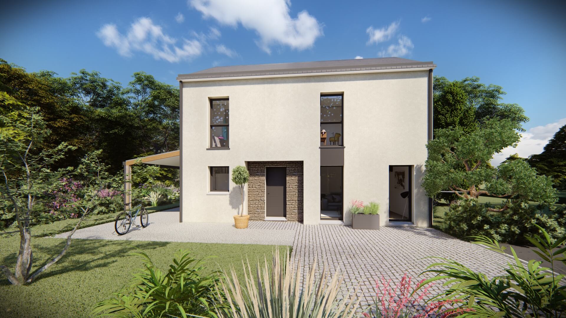 Maison+Terrain à Saint-Maugan - Photo Maison+Terrain à Saint-Maugan - Photo 1