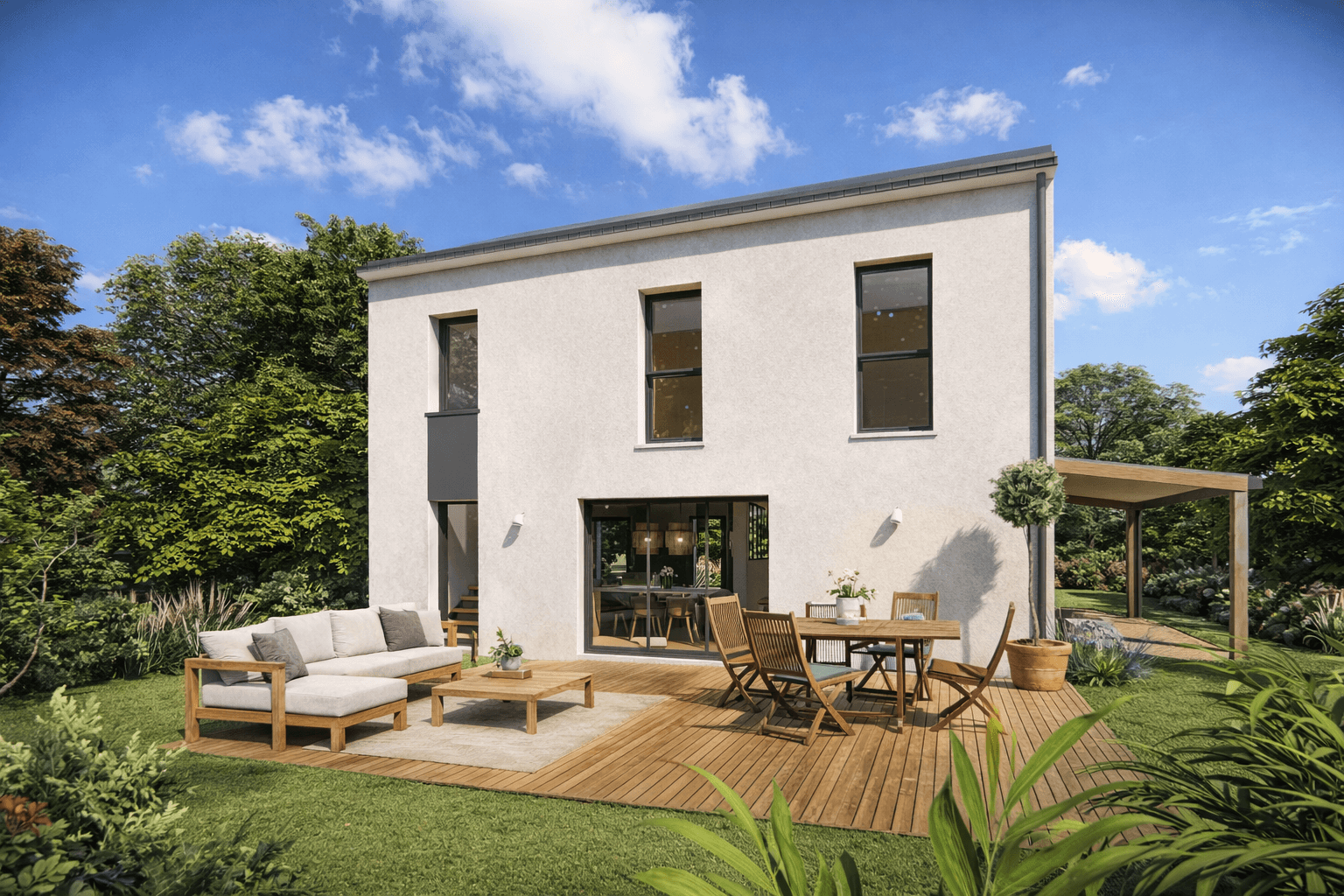 Maison+Terrain à Saint-Maugan - Photo 1