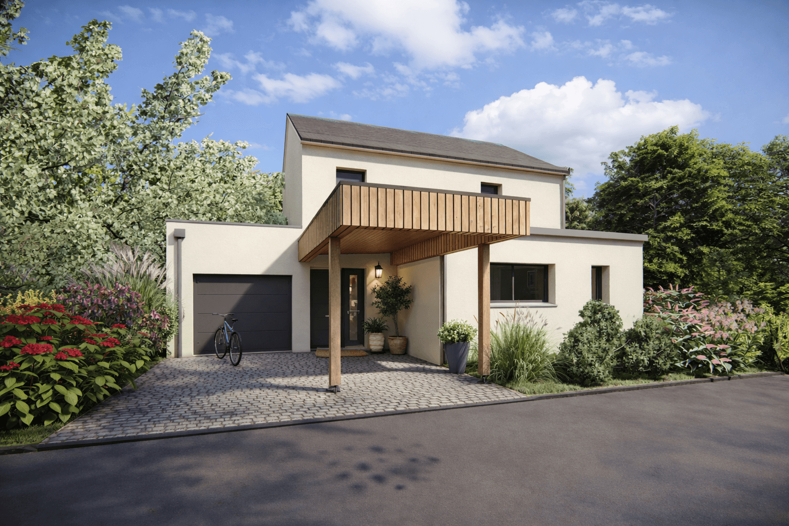 Maison+Terrain à Bourg-des-Comptes - Photo 1