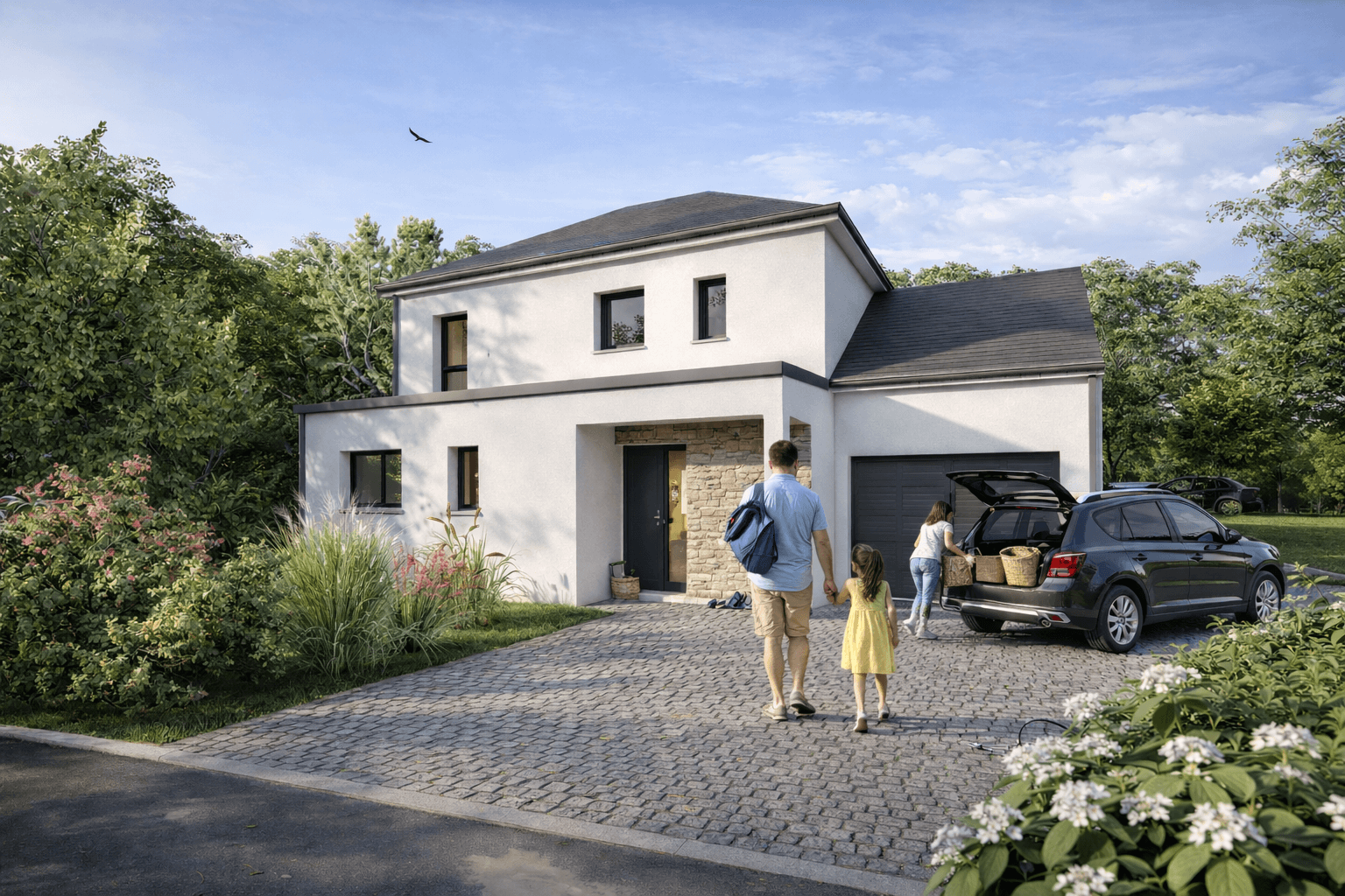 Maison+Terrain à Saint-Maugan - Photo 1