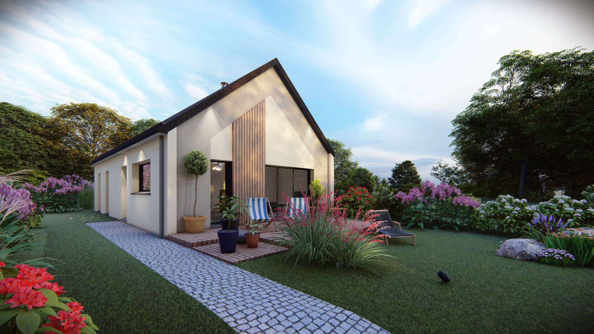 Maison+Terrain à Val-d'Izé - Photo 1