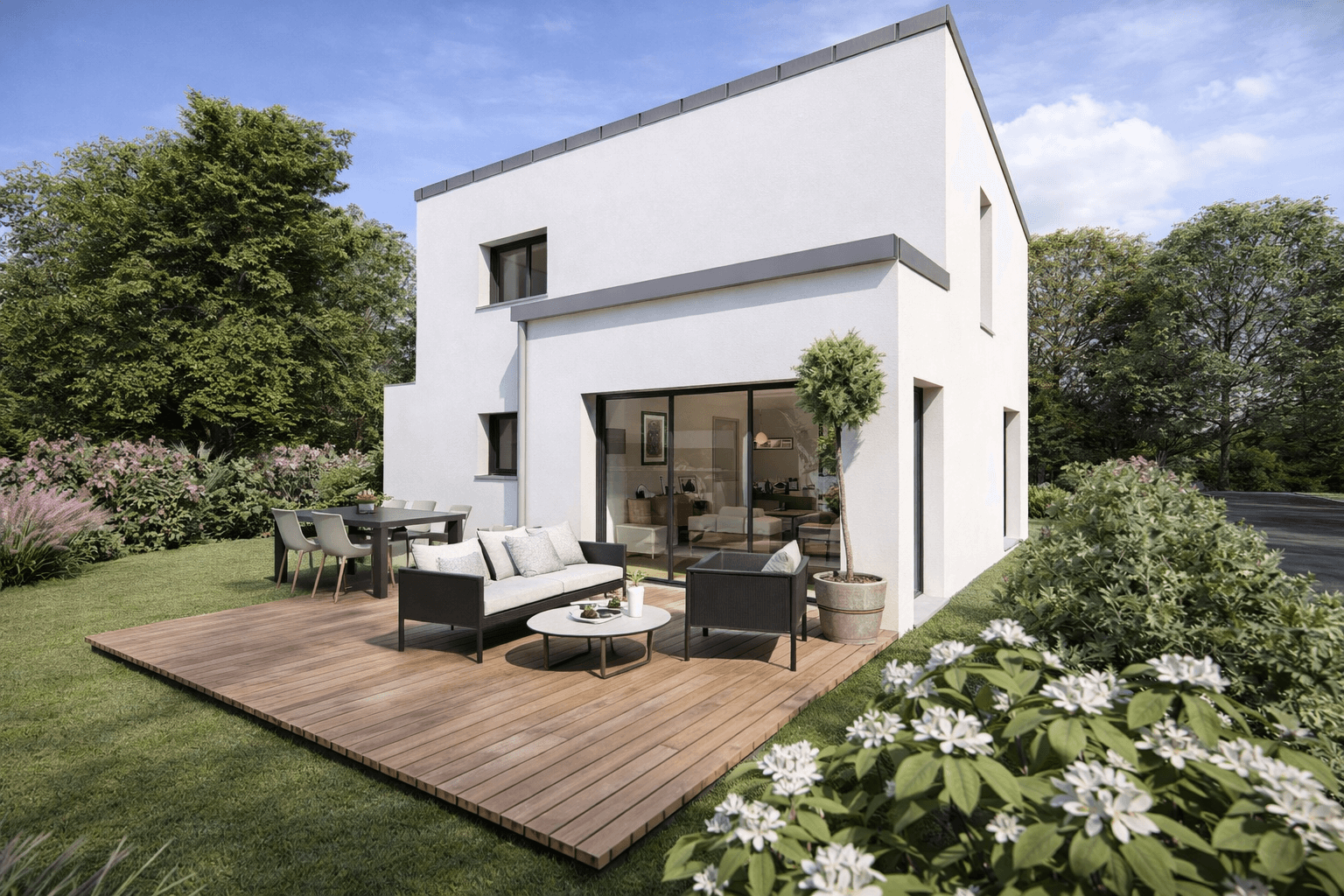 Maison+Terrain à Saint-Méen-le-Grand - Photo 1