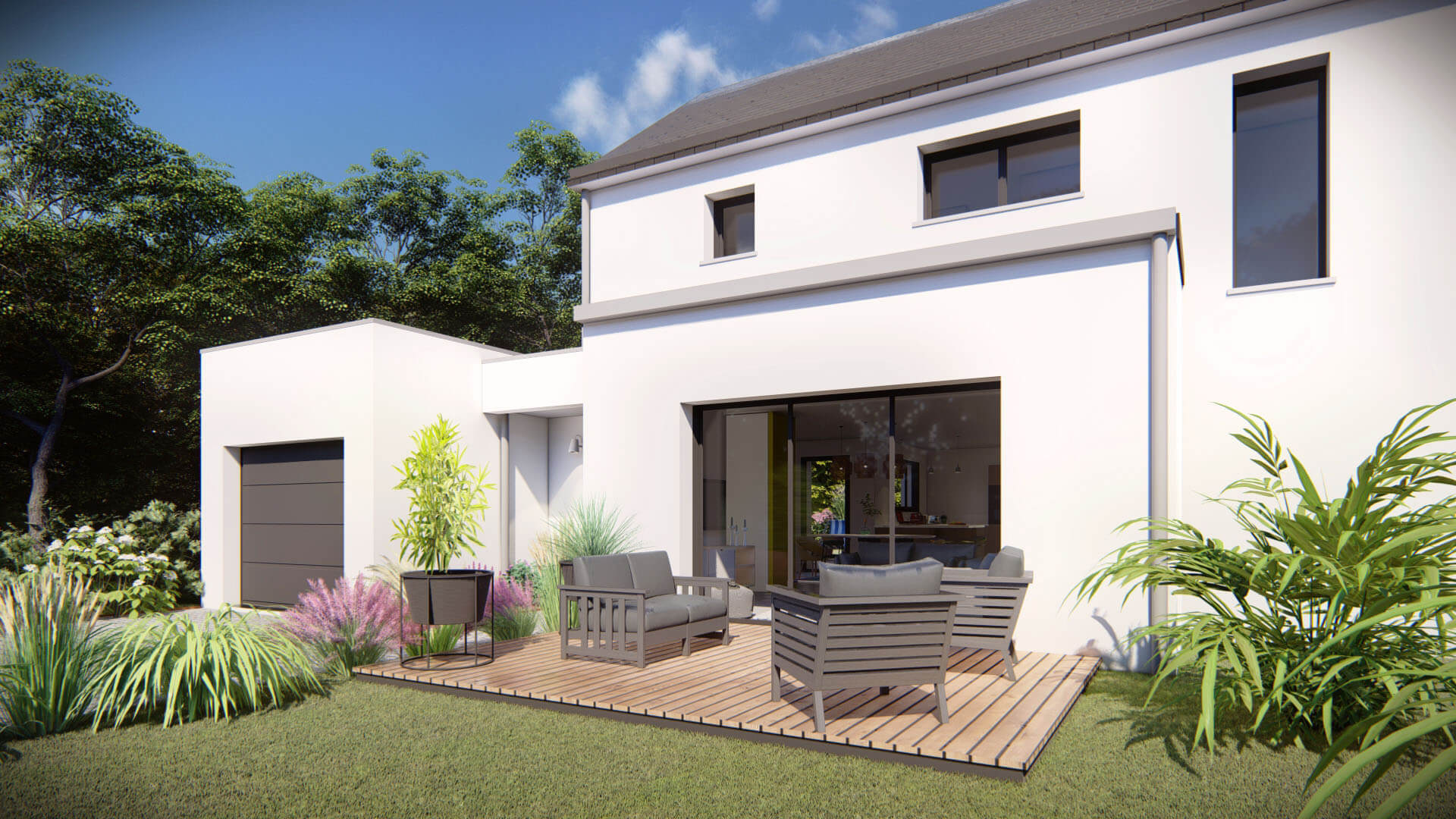 Maison+Terrain à Bourgbarré - Photo 1