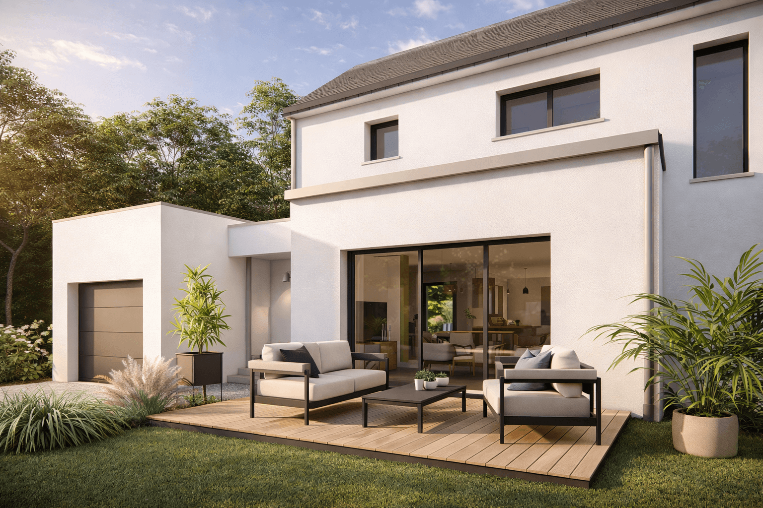 Maison+Terrain à Bourgbarré - Photo 1