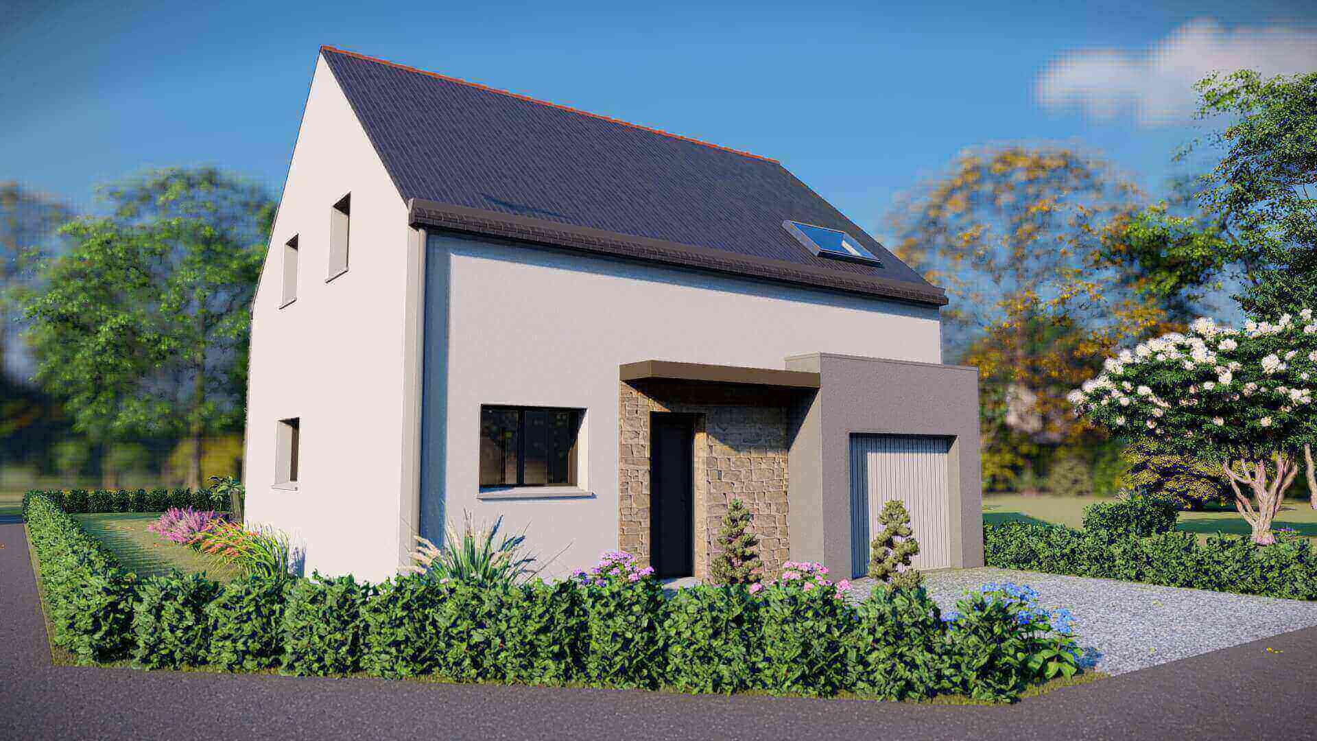 Maison+Terrain à Saint-Judoce - Photo Maison+Terrain à Saint-Judoce - Photo 1