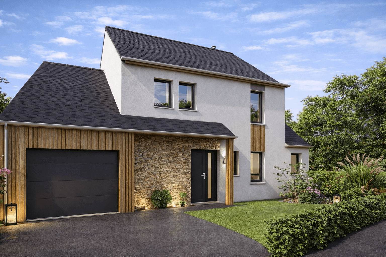 Maison+Terrain à Saint-Samson-sur-Rance - Photo 1