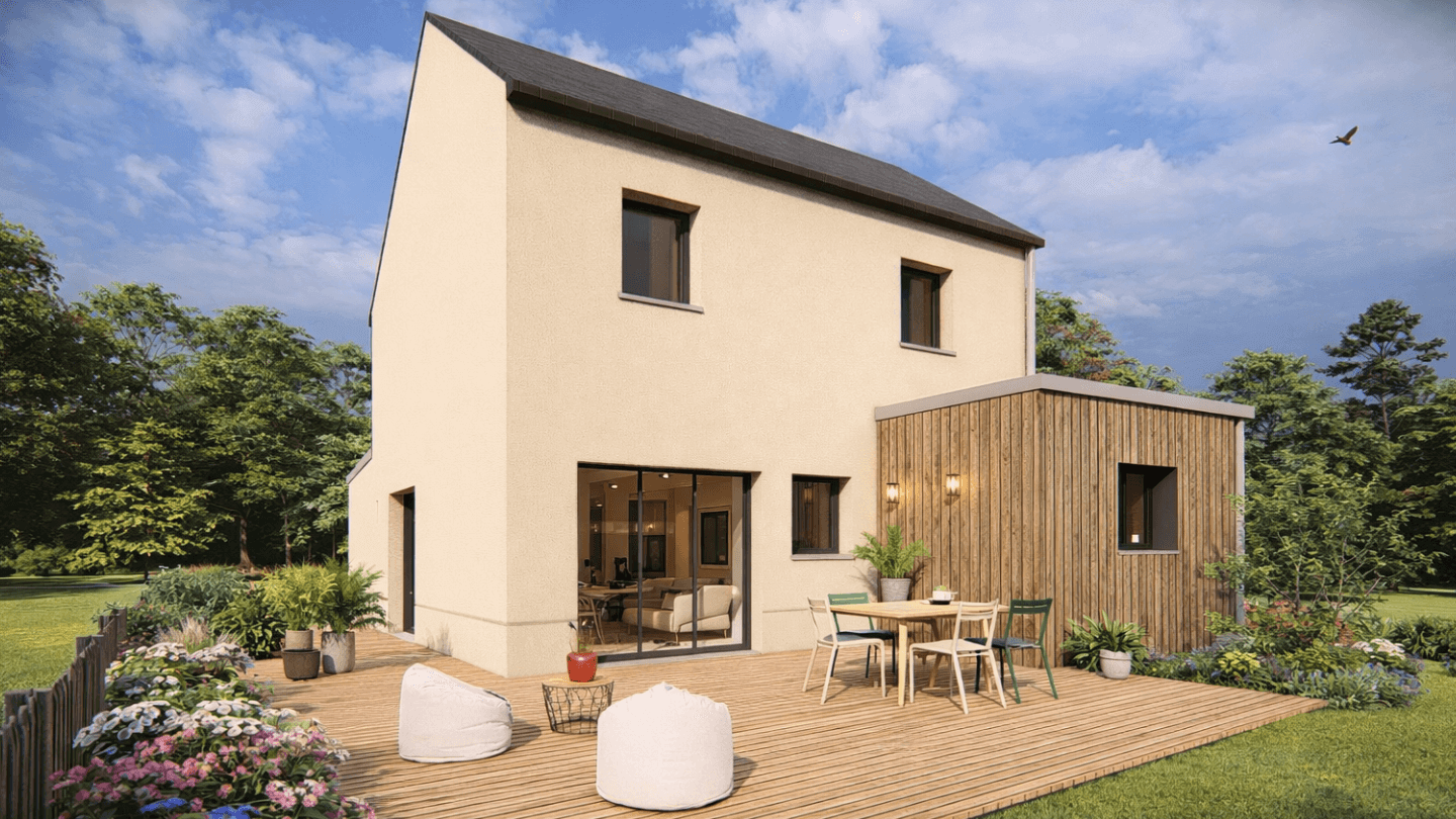 Maison+Terrain à Saint-Domineuc - Photo 1