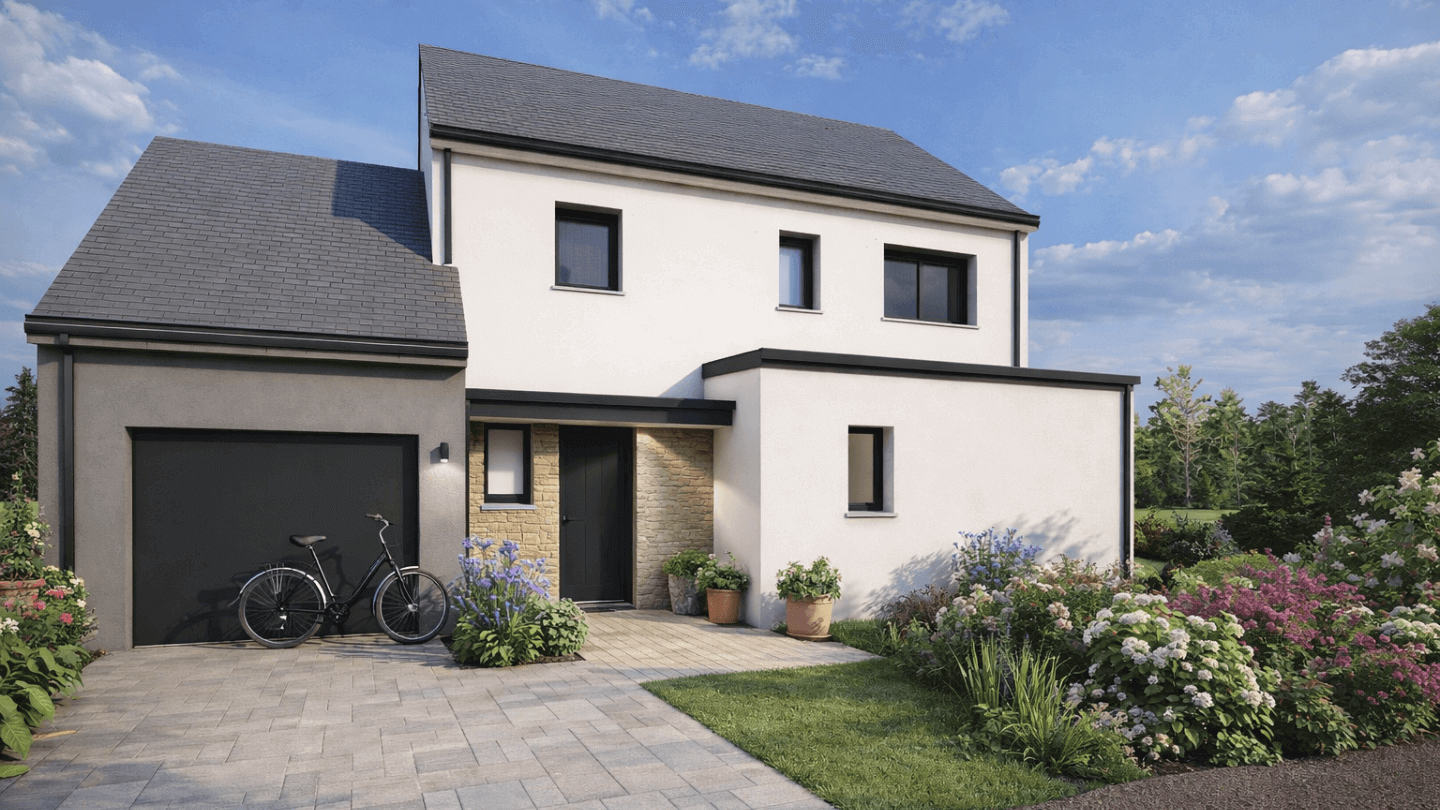 Maison+Terrain à Saint-Pierre-de-Plesguen - Photo 1