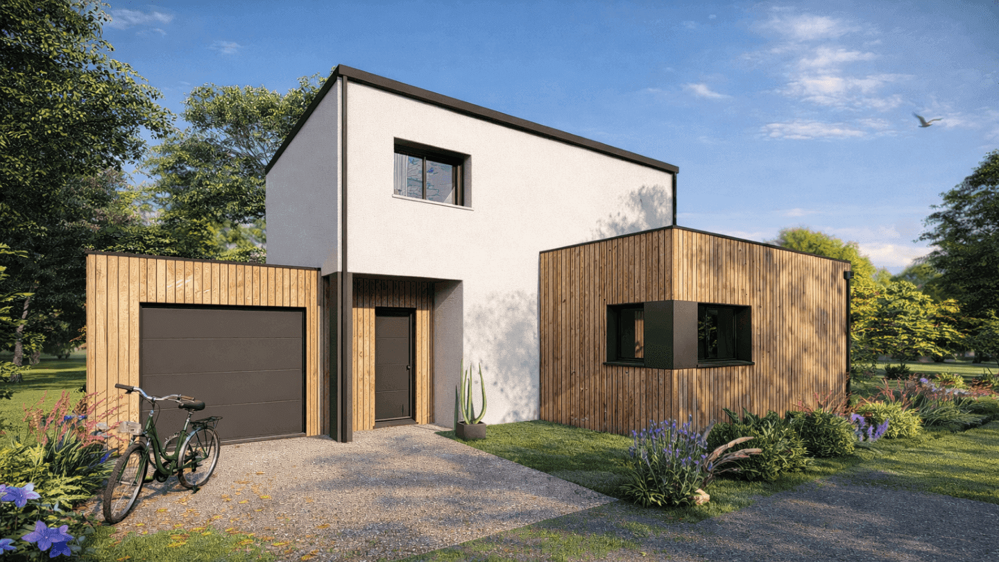 Maison+Terrain à Saint-Domineuc - Photo 1