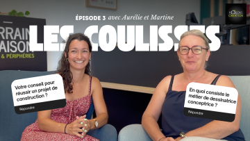 Aurélie et Martine, dessinatrices-conceptrices chez Maisons Création, présentent leur métier et leur expertise dans la conception de maisons sur mesure.