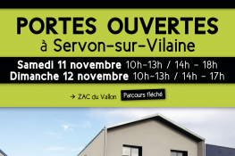 Portes Ouvertes Maisons Création à Servon-sur-Vilaine