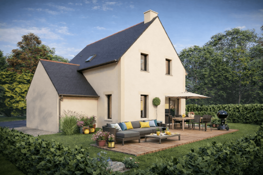 Maison+Terrain à Saint-Coulomb - Photo