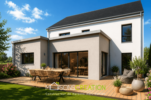 Maison+Terrain à Saint-Aubin-d'Aubigné - Photo
