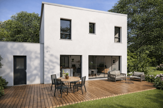Maison+Terrain à Montreuil-le-Gast - Photo