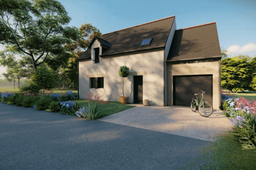 Maison+Terrain à La Baussaine - Photo