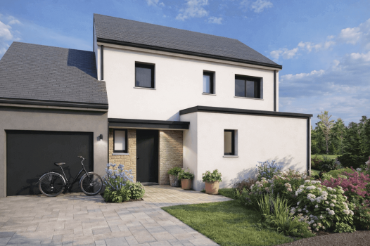 Maison+Terrain à Saint-Pierre-de-Plesguen - Photo